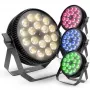 Projetor para iluminação de palco LIGHT4ME ALU TETRA RGBW PAR 18x10W