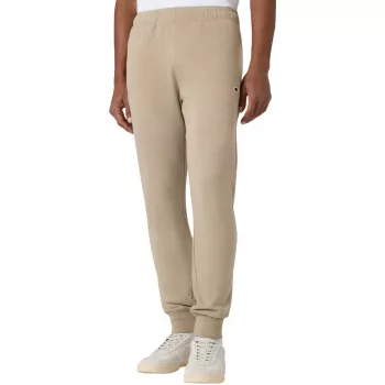 Calças de fato de treino Champion Rib Cuff para homem bege 220733 MS041 XL