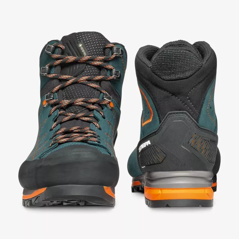 Botas de trekking Scarpa Zodiac Trk Gtx - petrol/rust orange tamanho: 44