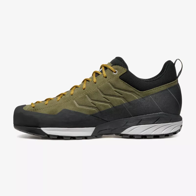 Sapatos de aproximação Scarpa Mescalito GTX GORE-TEX para homem - dark olive/cinzento tamanho: 42_5