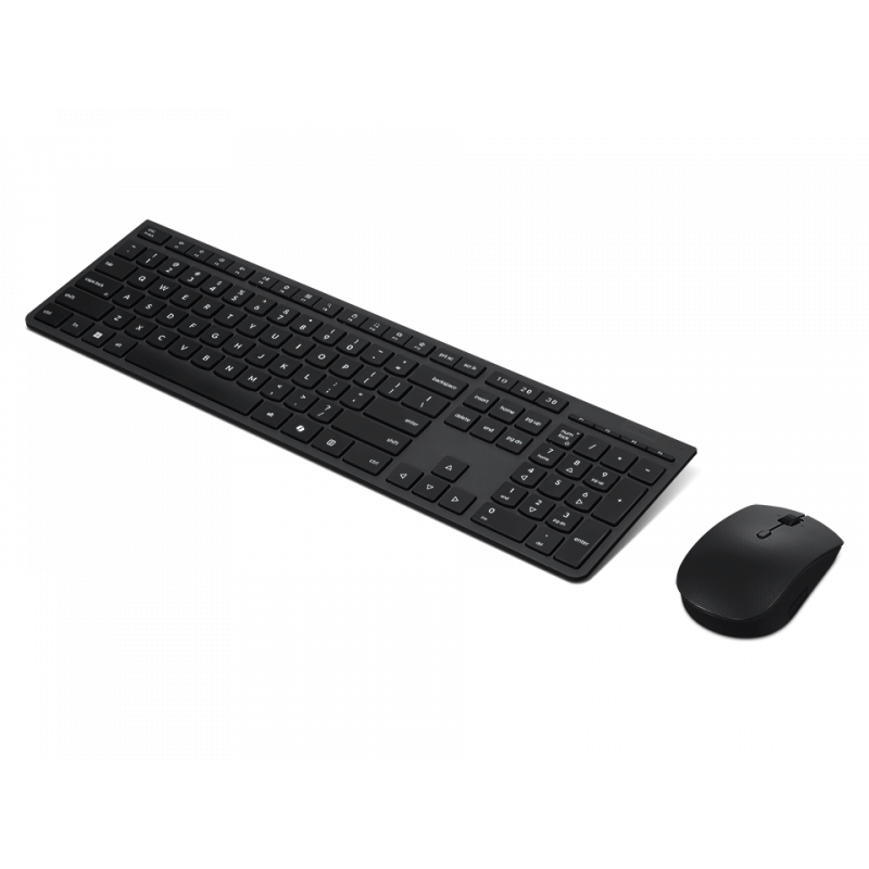 Teclado e rato sem fios recarregáveis profissionais LENOVO AI FIN/?SWE