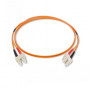 Cabo de patch de fibra ótica OM1 multimodo 62,5µM LSZH - LC-SC duplex, 3M BLACKBOX FO