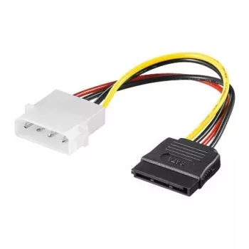 EXSYS Cabo de alimentação S-ATA 1 x 4 pinos para 1 x 15 pinos, 15 cm (EX-K3610)
