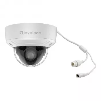 LevelOne FCS-3461 câmara IP dome 2MP zoom 4x H.265 PoE interior/exterior