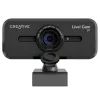 Creative Live! Cam Sync V3 webcam 2K QHD com microfones duplos e obturador de privacidade, preto