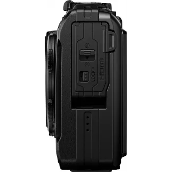 OM System Tough TG-7 preto câmara compacta robusta, 12 MP, vídeo 4K, à prova de água 15m