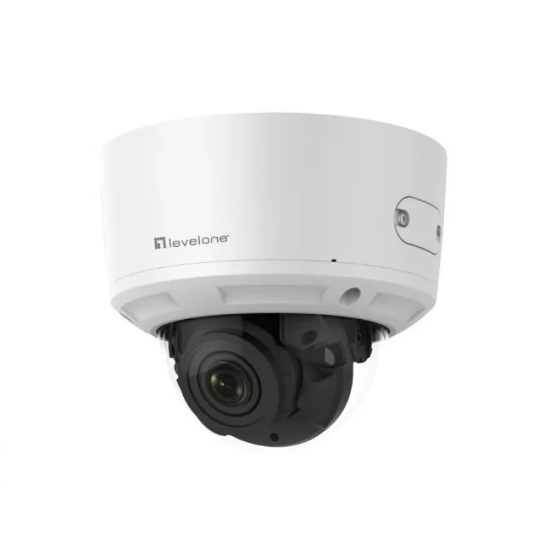 LevelOne FCS-3098 Gemini Zoom câmara IP dome 8MP H.265 PoE IR interior/exterior