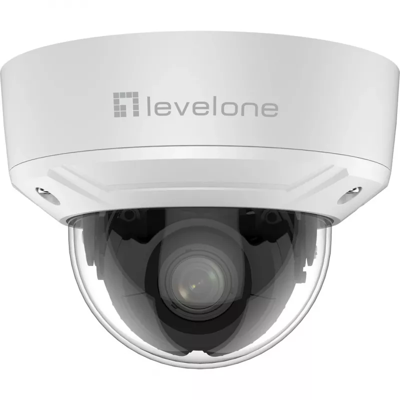 LevelOne FCS-3616 câmara IP dome exterior 6MP com IR, PoE, H.265
