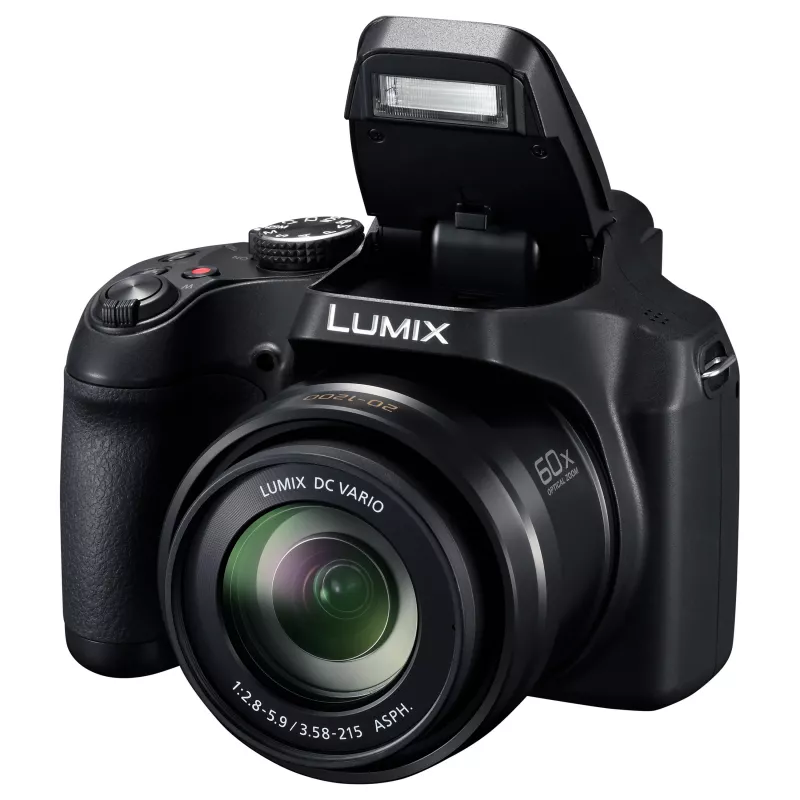 Panasonic LUMIX DC-FZ82D câmara digital - 18,1 MP, zoom ótico 60x, vídeo 4K, preto