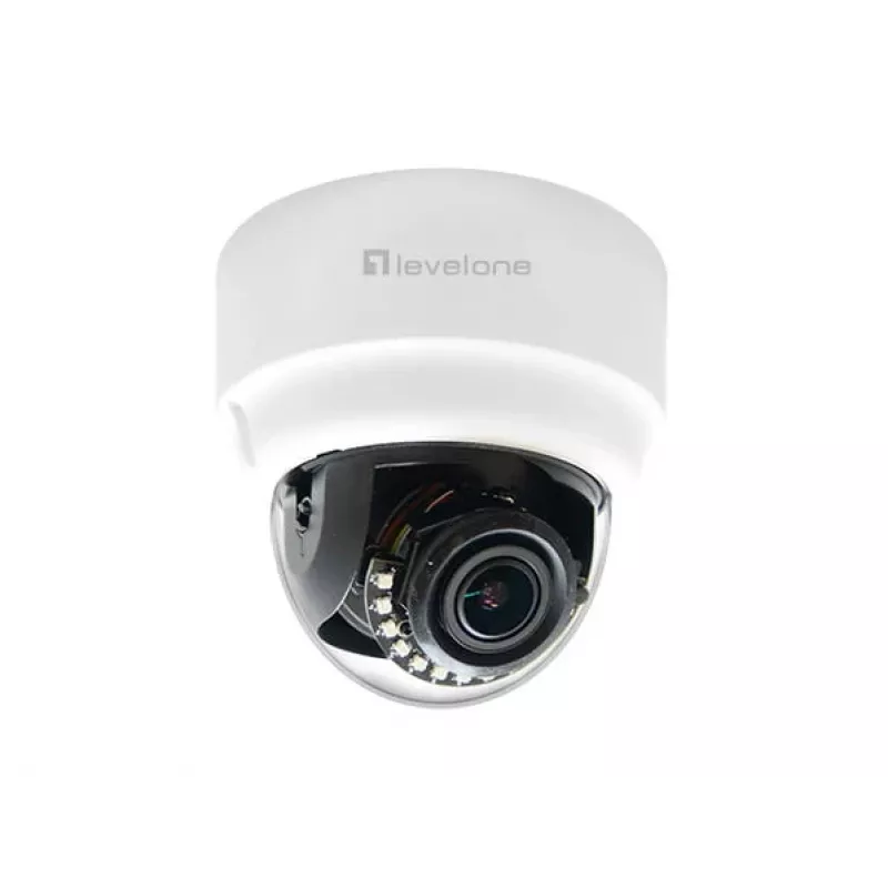 LevelOne FCS-3303 câmara IP dome 3MP com PoE, visão noturna IR, IP66 IK10