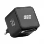 Carregador de parede EFB Elektronik G352CE 35W GaN USB-C com cabo retrátil de 0,7m, PD3.0 e QC3.0, preto