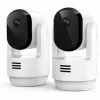 Câmara de vigilância interior Arlo Essential 3 2K Pan-Tilt-Zoom (pack de 2, branca)