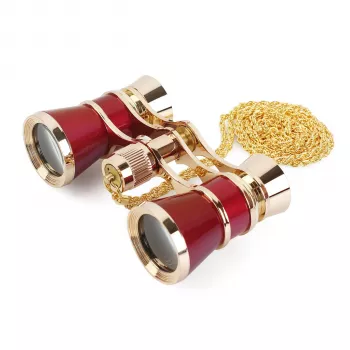 Binóculos Braun Opera 3x25 Gold/Burgundy