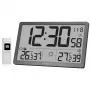 KIENZLE Jumbo NEO Relógio de parede meteorológico LCD cinzento