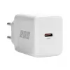 Conjunto de carregador USB-C GaN 30W EFB Elektronik G301CE com cabo USB-C de 2m, branco
