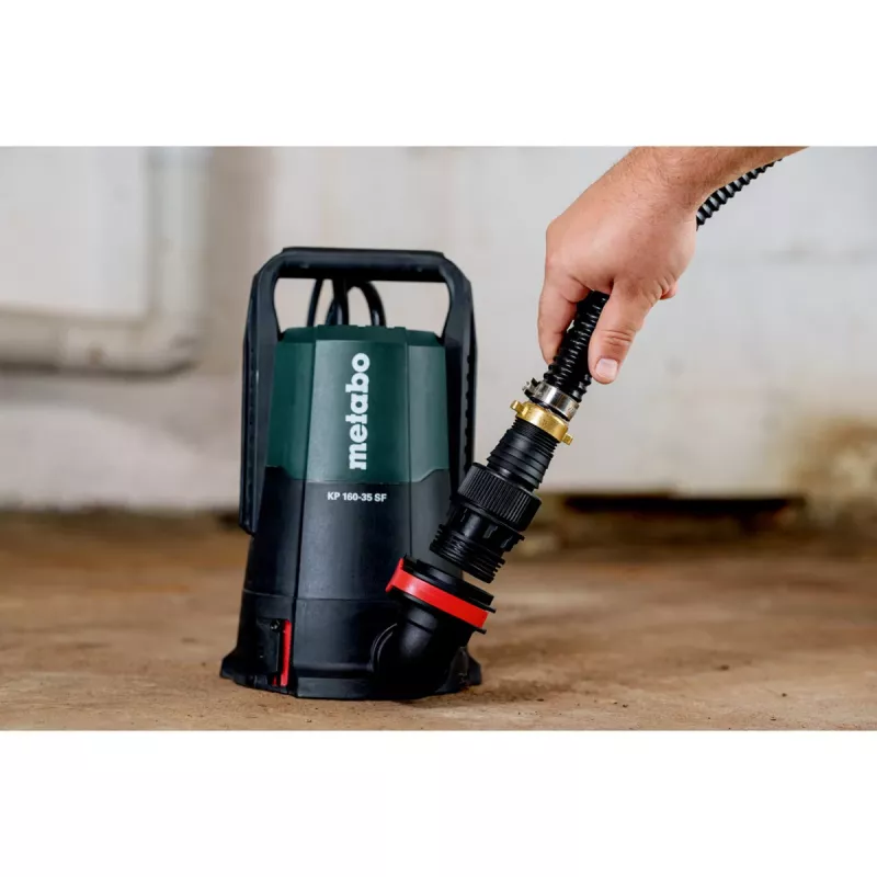 Bomba combinada submersível/pressão Metabo KP 160-35 SF 500 W, 16000 l/h, 7,5 m, partículas 35 mm, cabo 10 m, preto/verde 601792000