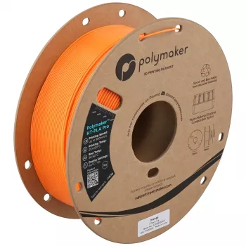 Filamento para impressora 3D Polymaker HT-PLA-PRO, laranja, 1kg PA20006