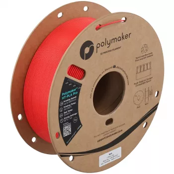 Filamento para impressora 3D Polymaker HT-PLA-PRO, vermelho, 1kg PA20004