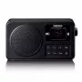 Rádio portátil DAB+/FM Lenco PDR-033BK com Bluetooth e bateria recarregável - preto