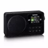 Rádio portátil DAB+/FM Lenco PDR-033BK com Bluetooth e bateria recarregável - preto