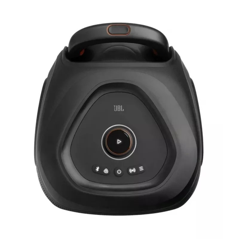 Altifalante portátil de festa JBL PartyBox 330 com 240W RMS, bateria de 18h, resistente a salpicos IPX4, Bluetooth 5.1, espetáculo de luz dinâmico, rodas e puxador telescópico, preto