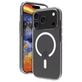 Capa traseira dbramante1928 Greenland Pro para Apple iPhone 17 Pro - compatível com MagSafe - plástico reciclado - Stardust
