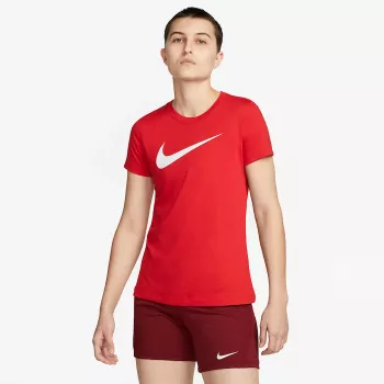 T-shirt de futebol Nike Dri-FIT Park 20 para mulher vermelho XS CW6967 657