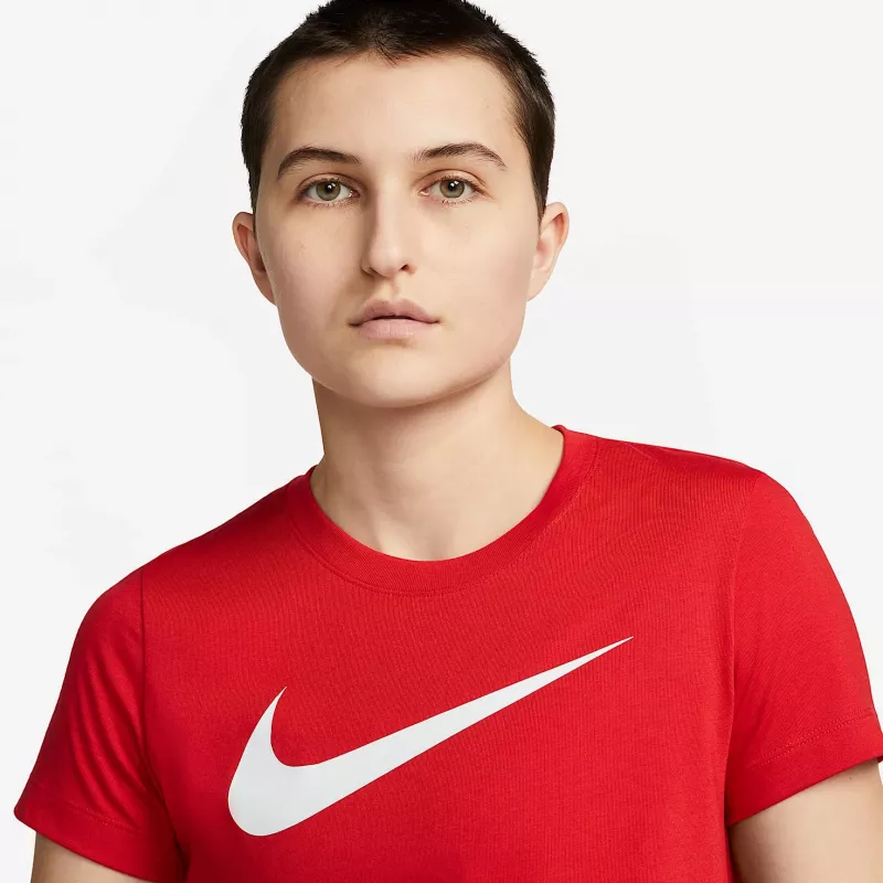 T-shirt de futebol Nike Dri-FIT Park 20 para mulher vermelho XS CW6967 657