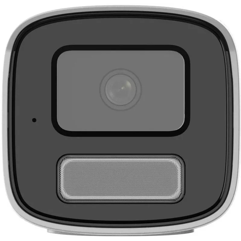 Câmara IP bullet Hikvision DS-2CD1T47G3-LIU(4mm) 4MP ColorVu Lite com luz branca, microfone integrado, IP67, PoE