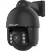 Câmara exterior Foscam SD8EP com rotação/inclinação e PoE, 8MP 4K, zoom ótico 4x, IP66, preto