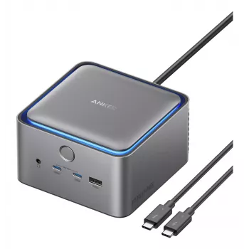 Docking station Anker Prime 14-em-1 Thunderbolt 5, 140W Power Delivery, 8K Dual Display, refrigeração ativa (A83B53A1)