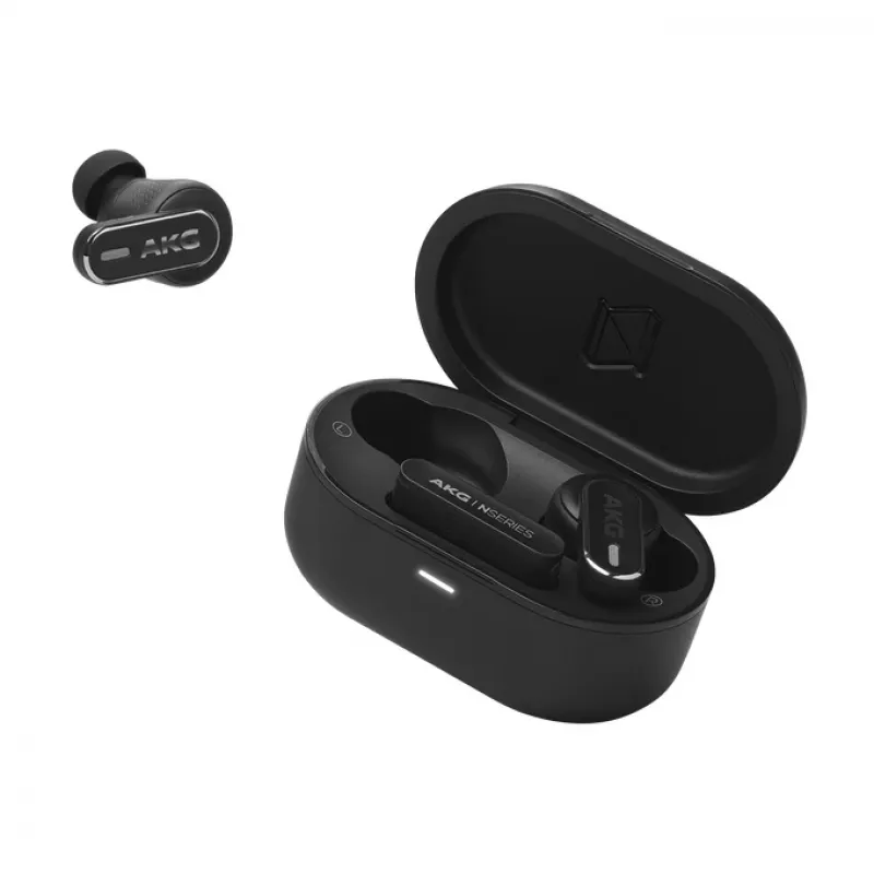 Auscultadores intra-auriculares sem fios com cancelamento de ruído AKG N5 Hybrid preto AKGN5HYBRIDBLK