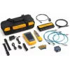 Fluke Networks LinkIQ Duo Kit de testador de cabos e redes Ethernet industrial com adaptadores M12, PoE, até 10 Gb/s, Li-Ion, CAT 3-8 6029135