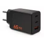 UAG SRGE Carregador de parede GaN 65W - 2x USB-C, 1x USB-A, preto