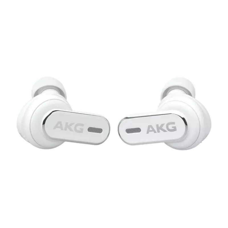 Auscultadores intra-auriculares sem fios com cancelamento de ruído AKG N5 Hybrid branco Bluetooth 5.3