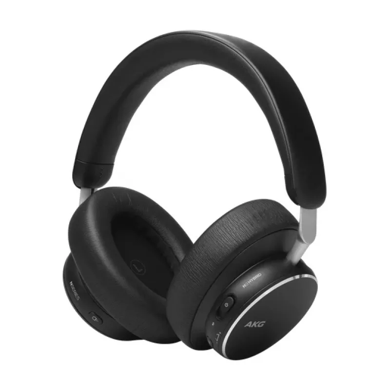 Auscultadores circum-auriculares sem fios AKG N9 Hybrid com ANC adaptativo, Bluetooth 5.3, preto