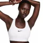 Nike Swoosh Sutiã Desportivo Suporte Médio Branco XL