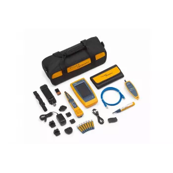 Kit de testador de cabos Ethernet industrial e de rede Fluke LIQ-KIT-VFL-FBRLRT com VFL e medidor de potência de fibra 5584503