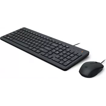 Conjunto de rato e teclado com fios HP 150 layout UK 240J7AA#AC0