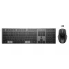 HPINC HP 725 - conjunto de teclado e rato - multifuncional, recarregável, alimentado por supercondensador - tamanho completo - sem fios - Nachtfall Schwarz -