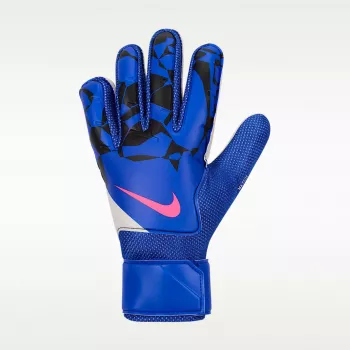 Nike Match luvas de guarda-redes azul preto rosa tamanho 7