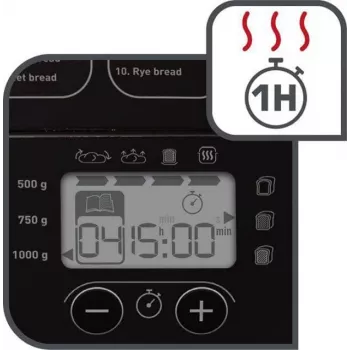 Tefal Pain Plaisir máquina de fazer pão PF220838, 650 W, preto