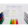 Conjunto de canetas de gel PILOT pop'lol pastel 0,4 mm, várias cores, 4 canetas (BL-PL-7-KUV/P/O/G-S4P)