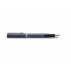 Waterman Impression caneta de tinta permanente aparo fino lacado azul aros cromados caixa de oferta 2225502