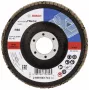 Bosch X431 disco de lixa de lâminas standard para metal, reto, 115 mm, grão 80, suporte de fibra de vidro 2608603714