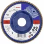 Bosch X431 disco de lixa de lâminas standard para metal, 115 mm, corindo de zircónio, grão P60, furo 22,23 mm 2608601272