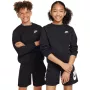Nike Sportswear Club Fleece sweatshirt com capuz criança preto S