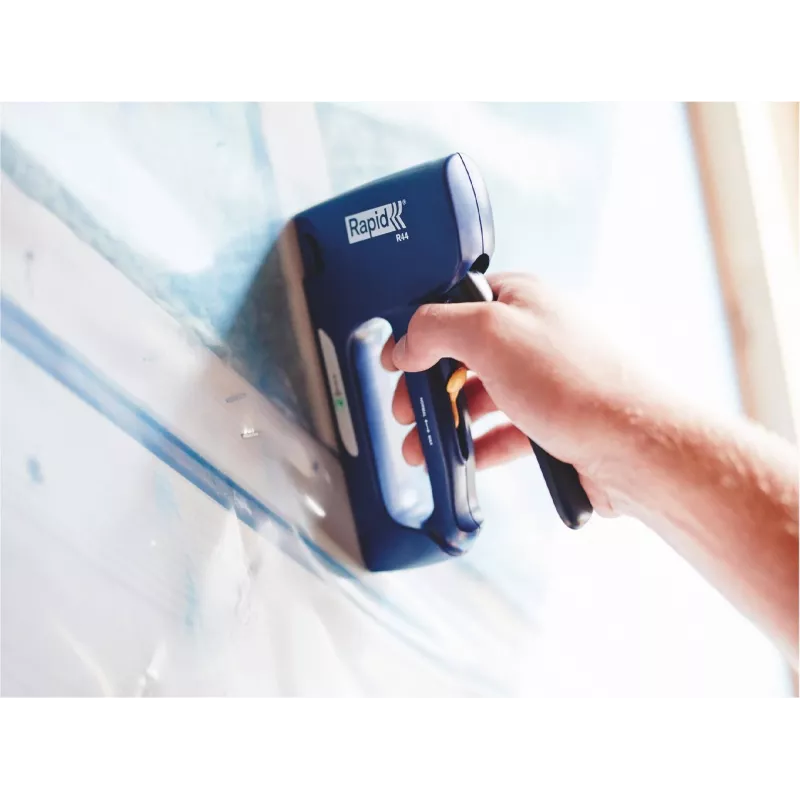 Grampos de arame plano Rapid Tipo 140, 6 mm de perna, aço galvanizado, embalagem de 1250 40109513
