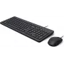 HP 150 conjunto de rato e teclado com fio - USB, tamanho completo, preto 240J7AA#ABX