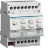 HAGER TYMS646R atuador de aquecimento 6 vias KNX Secure com controlador